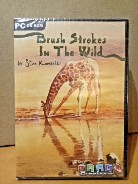 Creaciones de tarjetas más ""Brush Strokes in the Wild"" de Stan Kaminski CD-ROM de elaboración
