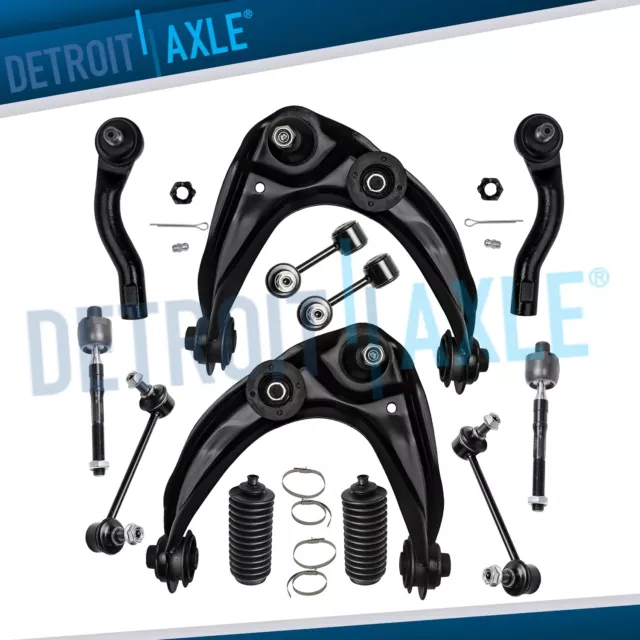 Front Upper Control Arms Tierods Sway Bars for 2006 - 2009 Fusion MKZ Zephyr