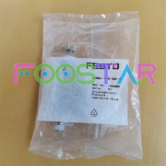 1PCS NEW FOR Regulating valve LRMA-1/8-QS-4 153489