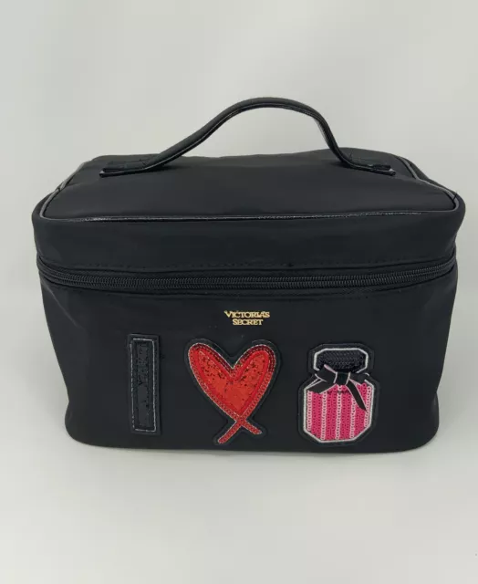 Victorias Secret RUNWAY PATCH JETSETTER TRAVEL CASE SET Cosmetic BAG