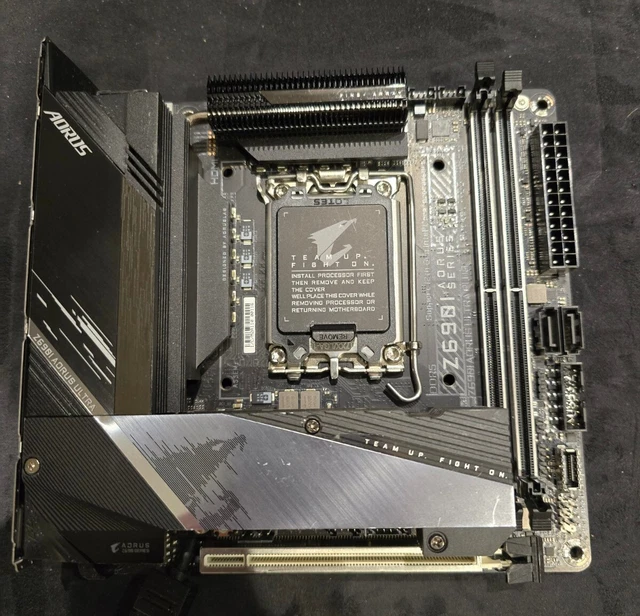 GIGABYTE INTEL Z690I Aorus Ultra Ddr5 Lga 1700 Mini-Itx Motherboard £ ...