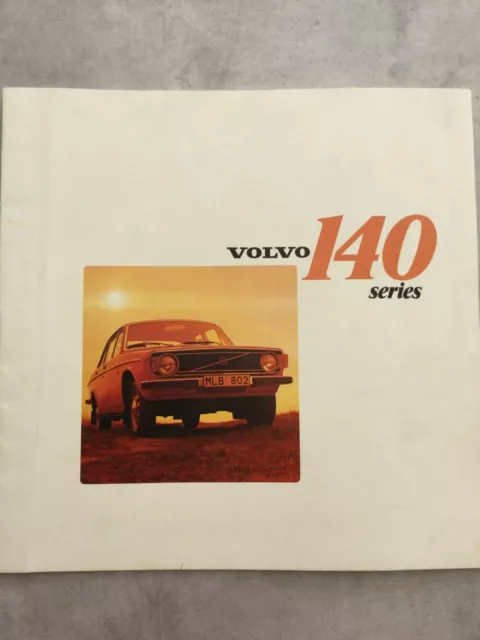 Volvo 140 Series UK Market Car Sales Brochure - August 1972