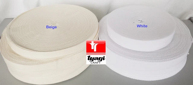 Grembiule da tessitura naturale 100% cotone spina di pesce taglio nastro da cucire cinghia da cucire