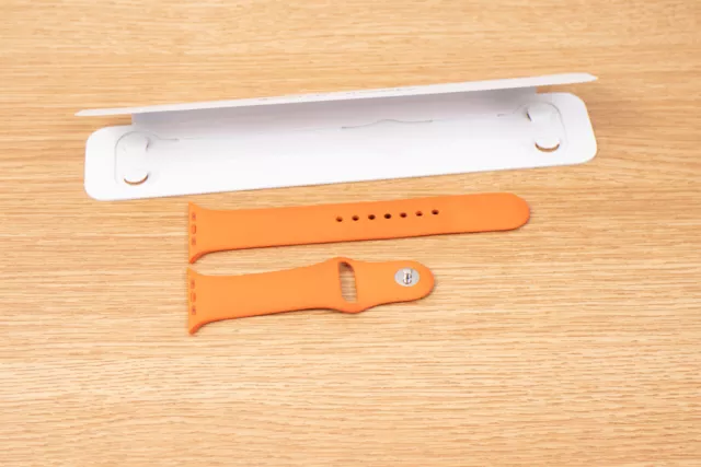 Apple Watch Hermès Hermes Orange 45mm 44mm 42mm Sport Band M/L 1 2 3 4 5 6 7 8