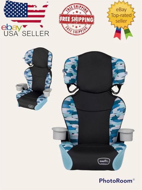 New Evenflo Big Kid Sport Car Booster Seat 40-100lbs 4yrs And Up