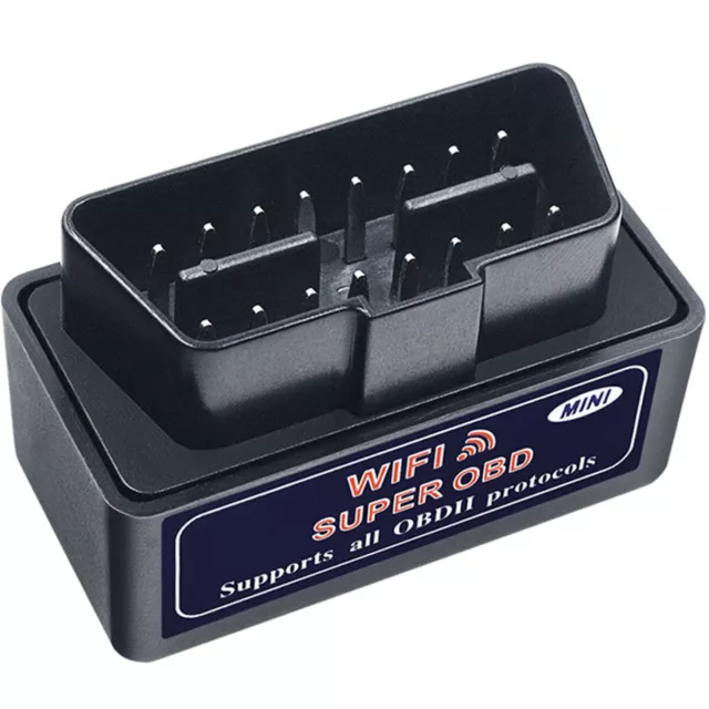 OBDII OBD2 WIFI Android Auto Scan Car Diagnostic Scanner Testing Tool Super V1.5