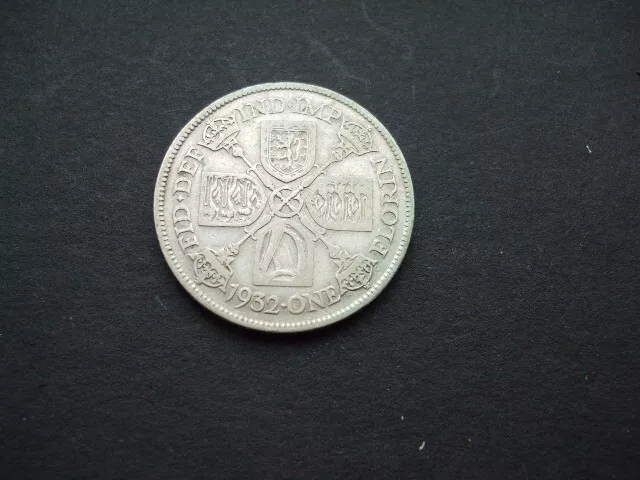 George V Silver Florin 1932 Coin