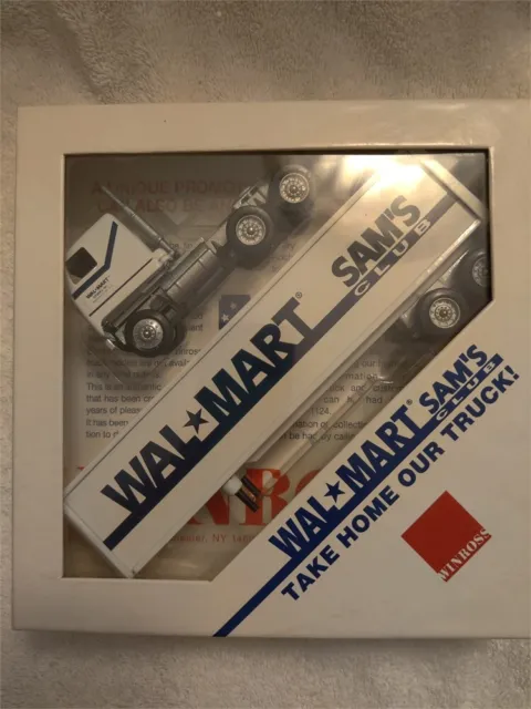 Winross WALMART & SAM'S CLUB Model Truck/ Trailer NOS 1/64 Scale USA ~ T126