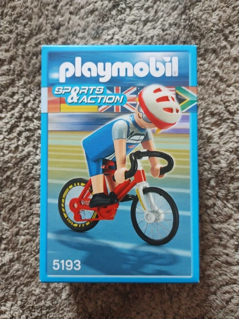 PLAYMOBIL SPORTS Action 5193 Coureur Cycliste Et Son Vélo