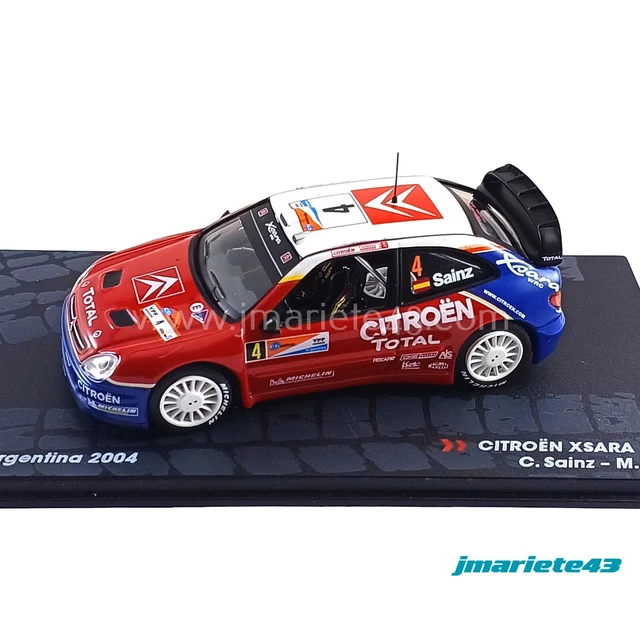 Modellino Rally IXO 1:43 Citroen Xsara WRC Argentina 2004 - Carlos Sainz