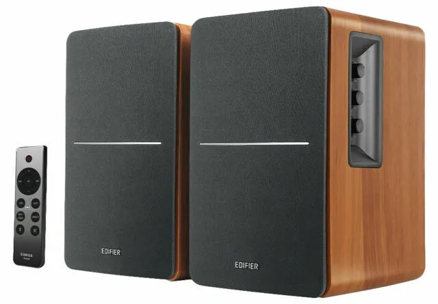 Edifier R1280DBs Bluetooth Bookshelf Speaker - Wood (Pair)