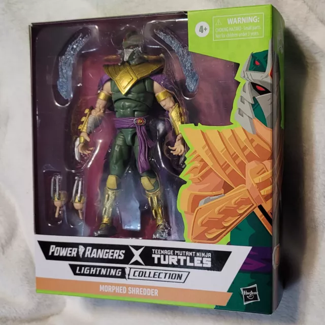 Power Rangers X TMNT Ninja Turtles Lightning Collection Morphed Shredder Green