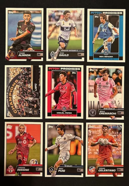 2023 Topps MLS Soccer Base & Rookie Cards (#1-200) Complete Your Set U-PICK LIST