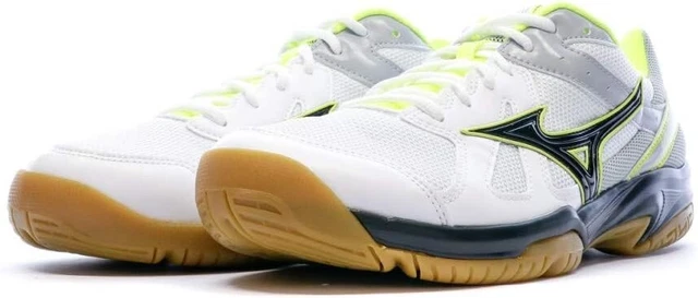 MIZUNO CYCLONE SPEED White Grey Black Volleyball Squash Indoor