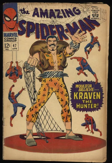 Amazing Spider-Man #47 GD+ 2.5 See Description (Qualified) Marvel 1967