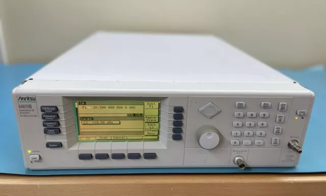 Anritsu 68059B 10 MHz to 26.5 GHz Synthesized CW Signal Generator - CALIBRATED!