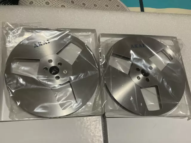 VINTAGE REALISTIC 7-INCH Metal take up reel empty 1/4 tape lot [2]  original. $140.00 - PicClick