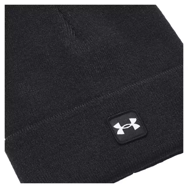 UNDER ARMOUR Youths 1/2 Time Cuff Beanie (Black) 3