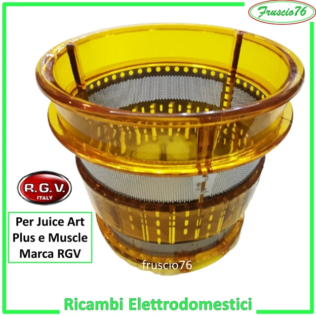FILTRO CESTELLO PER Juice Art Plus e Muscle RGV Ricambio Estrattore