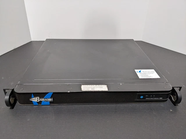 Barracuda Networks Spam Firewall 300 Virus Security Appliance BSF300a