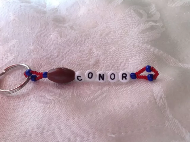 Boys Or Mens Personalized Keychain Or Zipper Pull W/The Name Conor-New