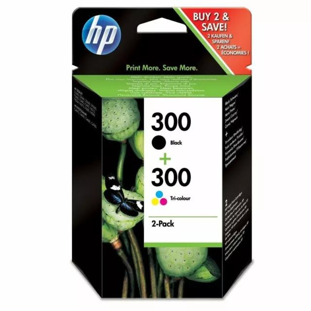 Hp 300 Negro + Color Cartucho De Tinta Original F2420+2480 4280 4580 C4670 4680