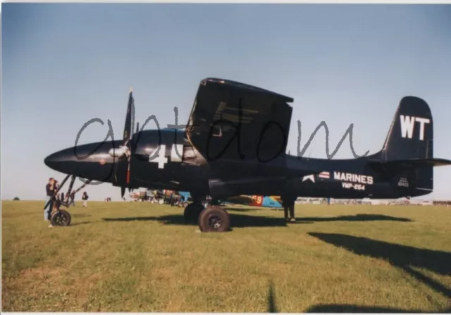 PHOTO argentique agfa * AVION * GRUMMAN F7F _ Tigercat