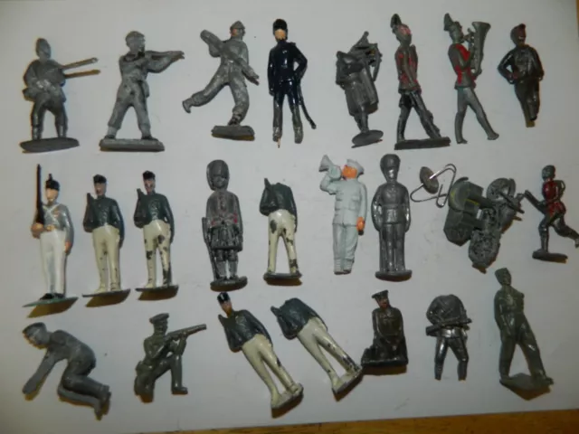 Job Lot Of Vintage Britains & Other Makers Lead Soldiers                 Ap2