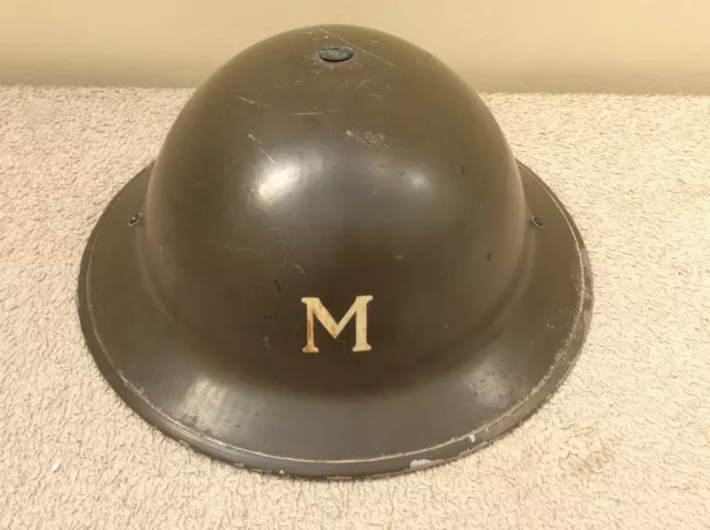 Ww2 British Home Front  M  Messenger Helmet