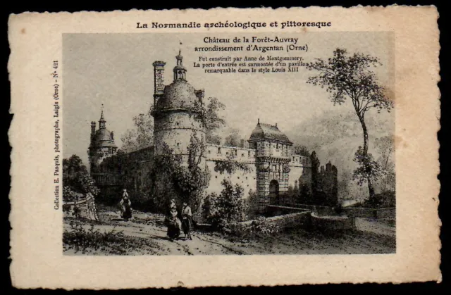 Cpa  --  Chateau De La Foret Auvray Normandie Archeologique Et Pittoresque 666.D