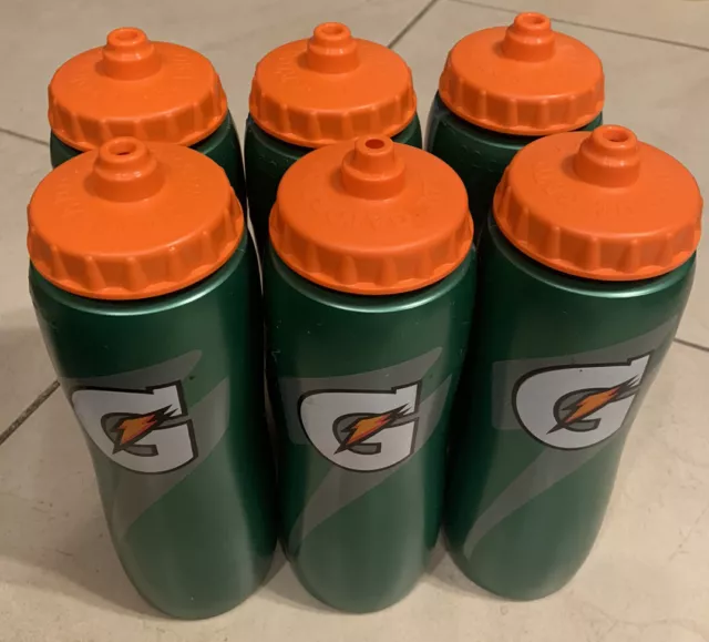 GATORADE Squeeze Water Bottle 32 OZ (6 Pack)