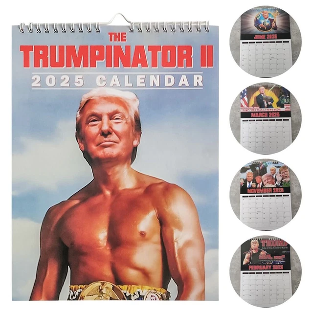 KID TRUMP 2025 Calendar Donald Trump New Year Calendar Funny Wall ...