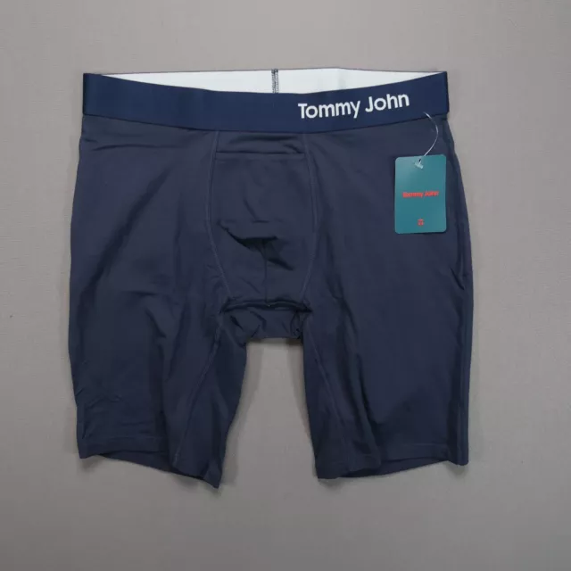 Tommy John Men's Cotton Basics Underwear Sz S Long Boxer Solid