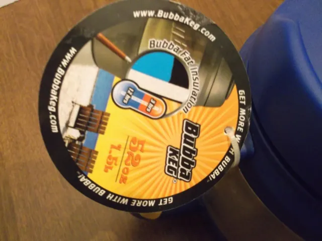 Bubba Keg Napa Blue Insulated Mug 52oz Polyurethane Keg Shape Blue & Stainless 2