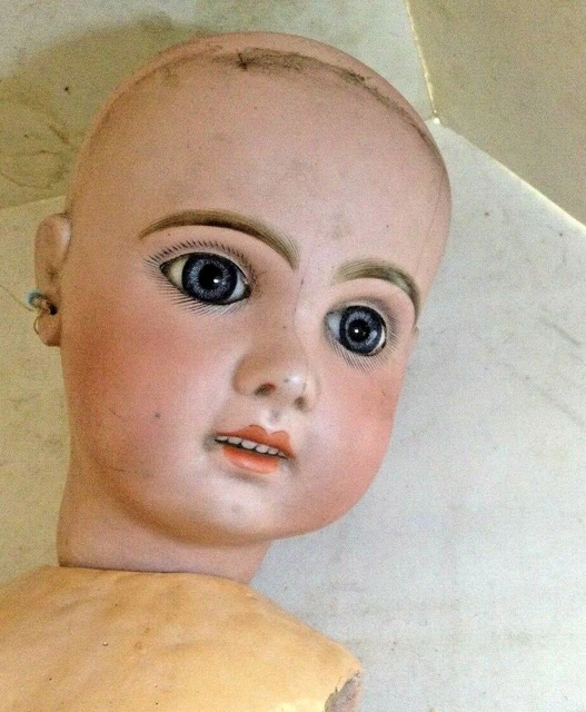 RARE OLD POUPÉE jumeau époque "bébé réclame" TÈTE PORCELAINE N° 11 H