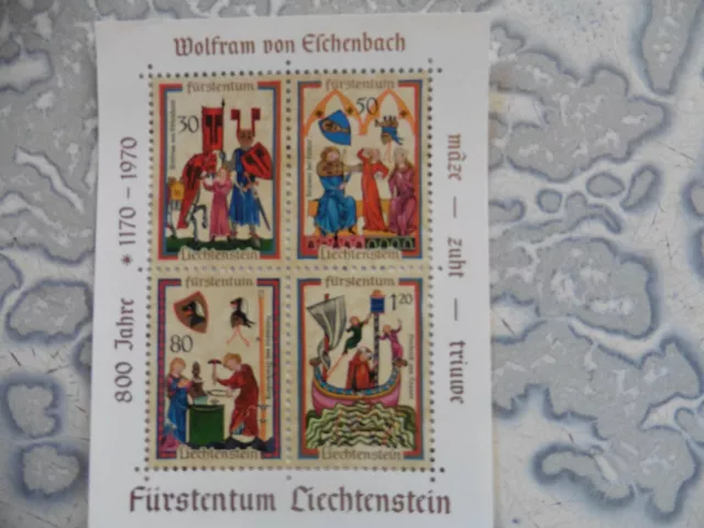 Liechtenstein 1980; Block 8; postfrisch **; s. Scan; KW 4,00 €