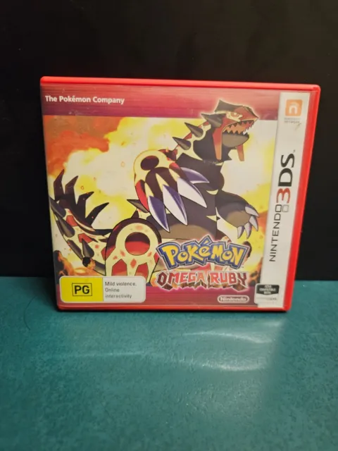 Pokemon Omega Ruby Nintendo 3DS, 2014 PAL Game and Case