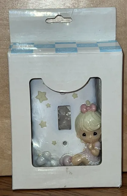 Buy 2 Get 1 Precious Moments Light Switch Plate Cover Baby Girl Clouds&Stars NIB