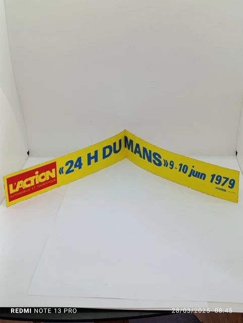 NEUF STICKER AUTOCOLLANT OFFICIEL 24 HEURES DU MANS 2025 WEC ACO