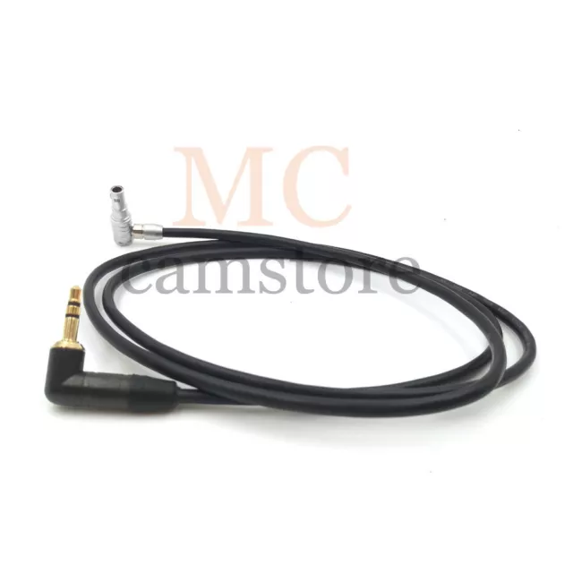 Right angle 5 Pin male 00B to 3.5mm TRS Jack Audio Cable for ARRI mini 20 in