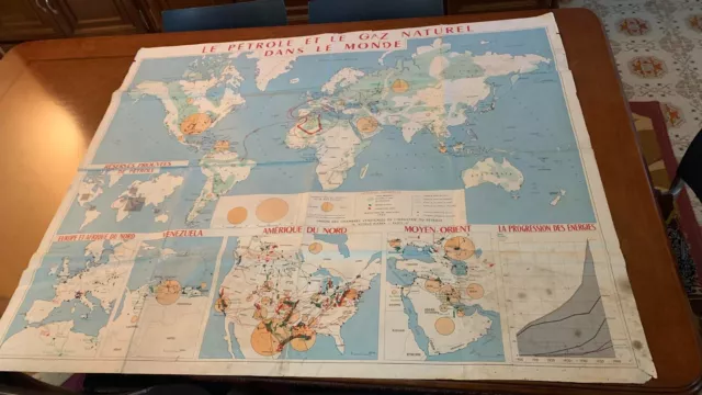 Carte Petroliere Et Gaz Naturel Dans Le Monde.