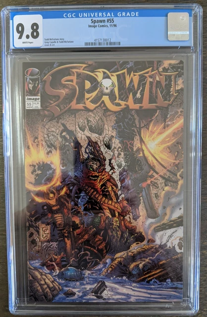 Spawn #55 - Cgc 9.8 - Todd Mcfarlane & Greg Capullo Cover & Art