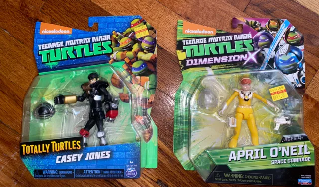 Teenage Mutant Ninja Turtles Totally Turtles Casey Jones Action + April O’Neil