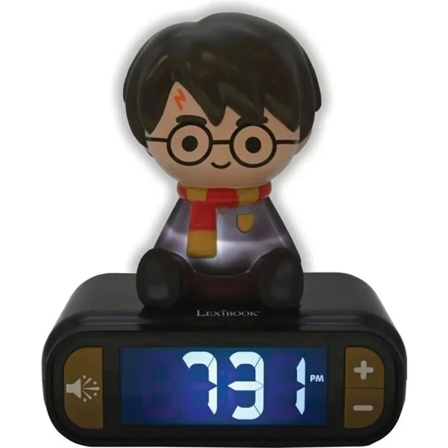 LEXIBOOK - Réveil Harry Potter 3D avec effets sonores et veilleuse lumineuse