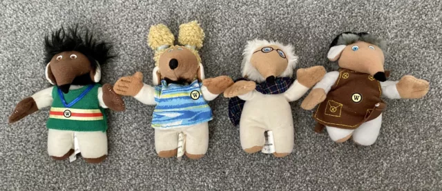 Vintage 1999 Wombles McDonalds Happy Meal Spielzeug x 4