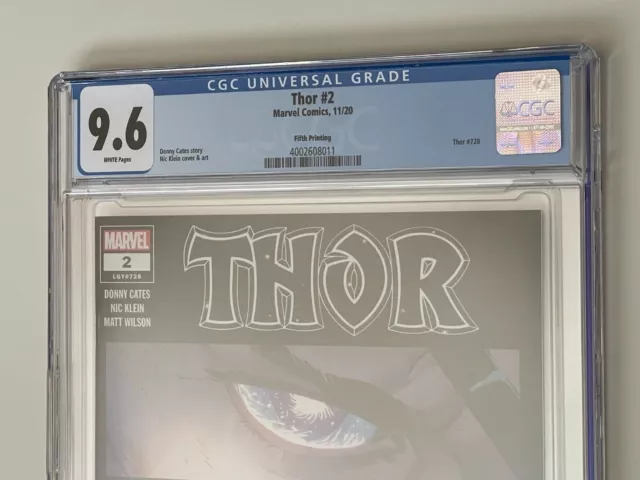 2020 Marvel THOR 2 First Appearance of STRANGE ACADEMY preview 5th Print CGC 9.6 3
