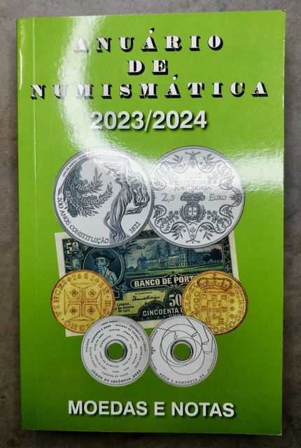 🇵🇹 Anuario de Numismatica 2024 Portuguese Coins and Banknotes 1826-2023. NEW