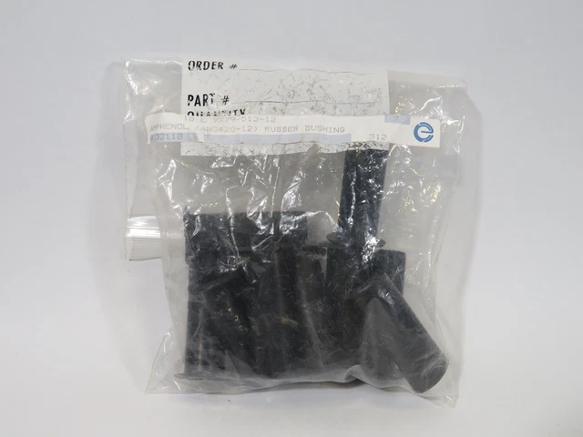 Amphenol 9779-513-12 Rubber Bushing .625" ID 2.25" L 10-Pack ! NWB !