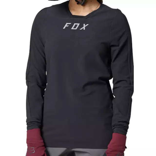 FOX RACING DEFEND Thermal Jersey in Black - Size Extra Large $100.00 ...