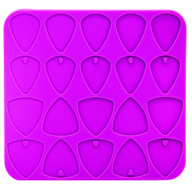 Yardwe Moule Silicone Pour Médiators De Guitare Accessoire DIY Flexible